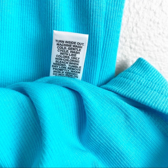 💕Cato Pearl Beaded embellished Tank Aqua Size M - Picture 8 of 8